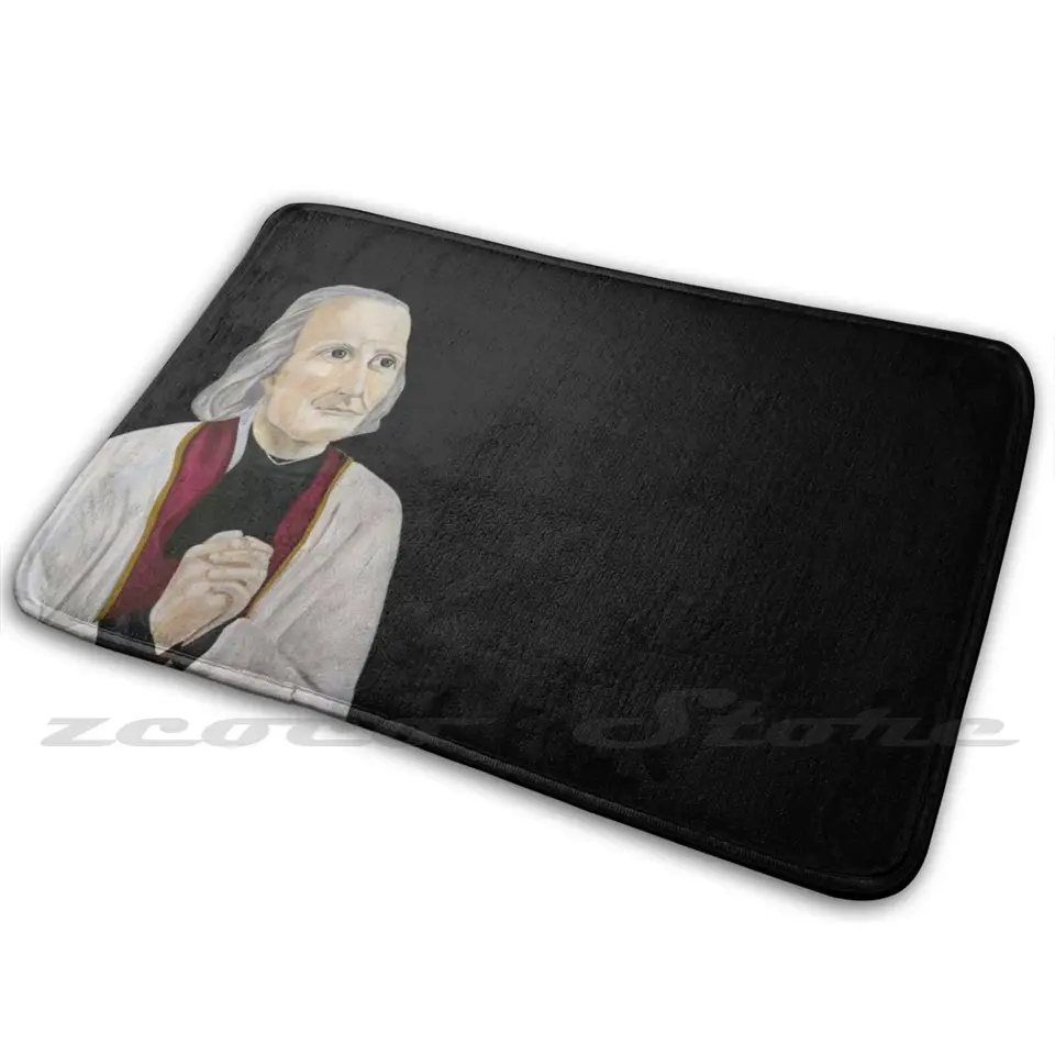 Vianney mat koberec nonslip voda absorbuje dvere koberec John Vianney Svätý John Vianney katolícke umenie katolíckych svätých svätých