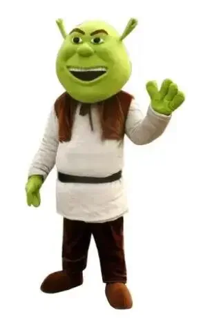 Vianoce nové dospelé halloweenske postavy shrek bábiky vianočné šaty celé telo rekvizity Mascot kostým