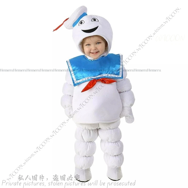 Vianočné deti marshmallow baby kawaii malá monštrum Veľkonočná párty postava bavlnené cukrovinky Halloween Party Masquerade Vianoce