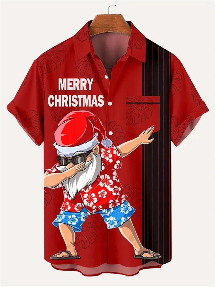 Vianočné košele pre deti s krátkym rukávom Topy detské tričko Karikatúra detská blúzka Summer Boy detské košeľa Detské oblečenie