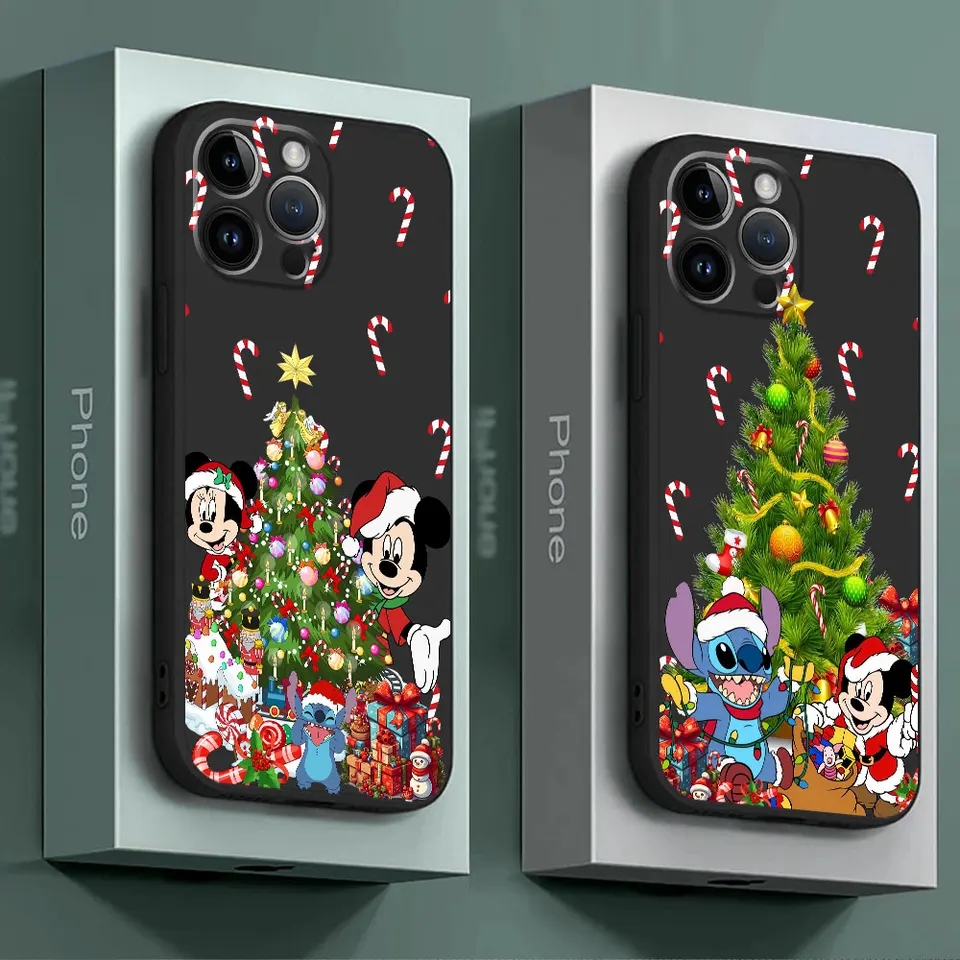 Vianočné obaly pre Google Pixel 6A 6A 6 Pro 8 Pro 7a 7 Pro 7a 7 Pro Disney Mickey Minnie vianočná obálka