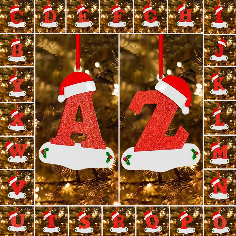 Vianočný akrylový list prívesok 2024 Veselé Cristmas Decorácie pre dom vianočné stromy zavesené ozdoby Navidad Natal Nový rok 2025