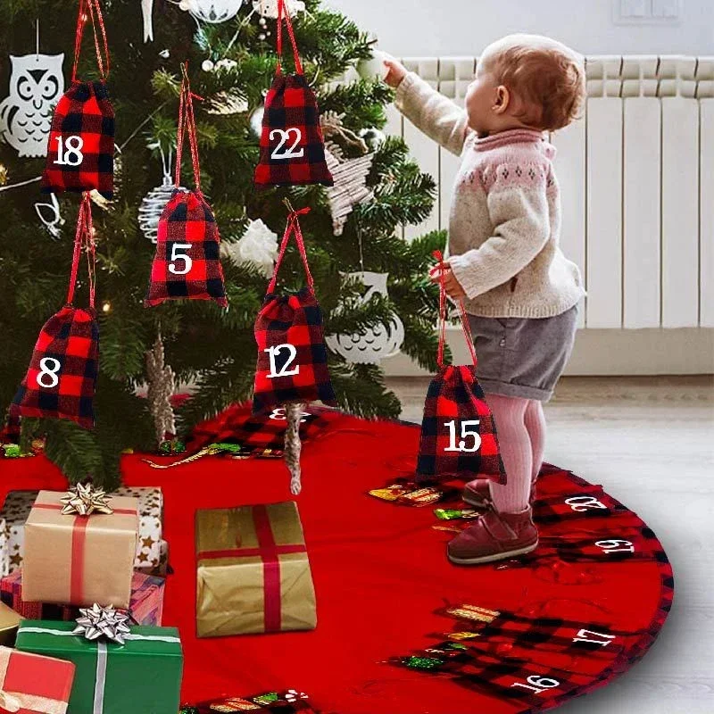 Vianočný stromček na vianočný stromček noha Mat koberec Pink Snowman Red Faceless Doll Mat pod vianočný stromček domáca dekorácia