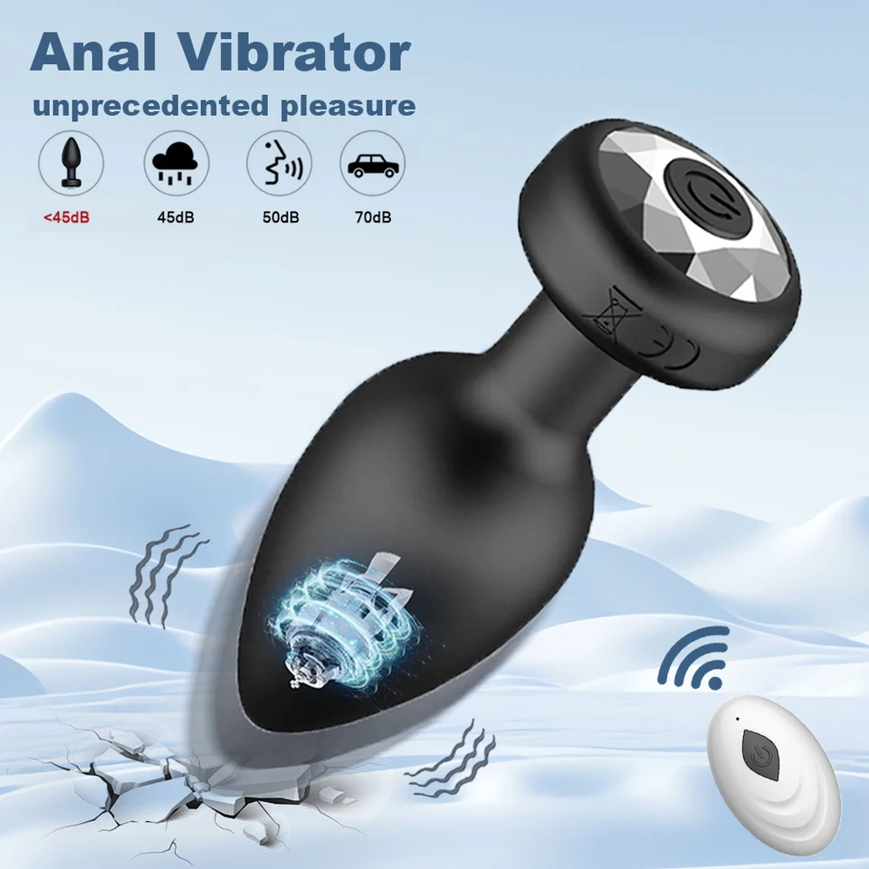 Vibrátor análneho plug vibrátora dildo10 rýchlosti zadku prostatu prostata vibračná masážna chlapci masturbator sex hračky 18 pre dievčatá gay dospelí dodávka