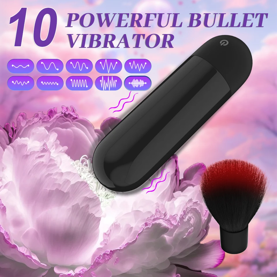 Vibrátory kefy na make-up kteraj