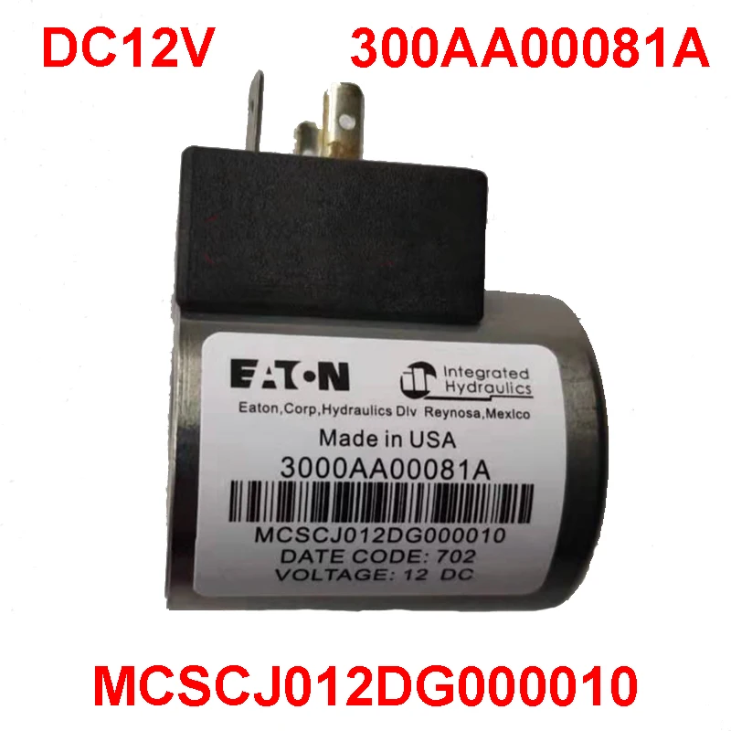 Vickers Solenoid Valve Coil 300AA00081A DC12V MCSCJ012DG000010