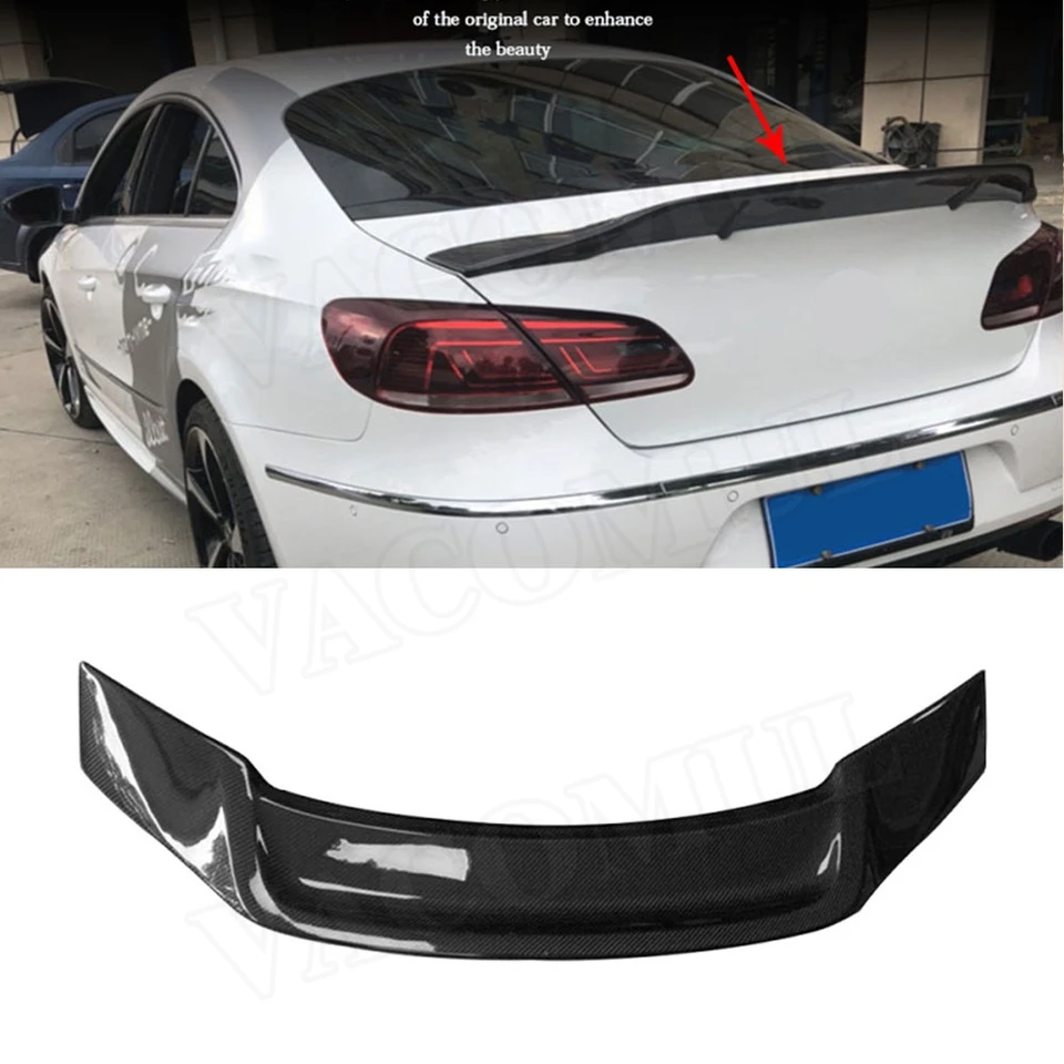 Vicomul pre zadný spojler CC uhlíkových vlákien pre Volkswagen VW Passat CC Sandard 2009-2018