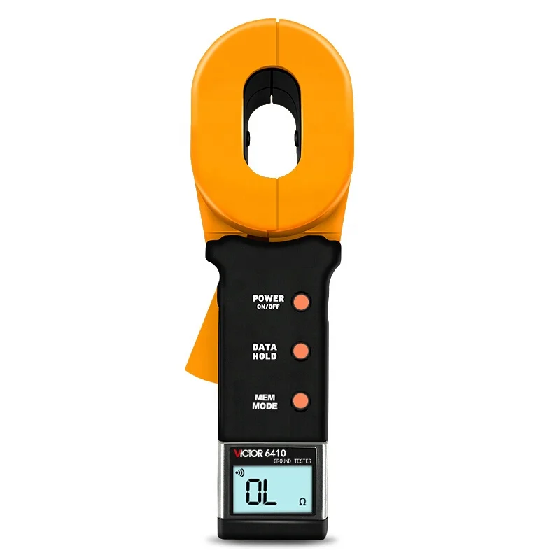 Victor 6410 6410A 6410B Digitálna svorka Zem uzemňovací odporový tester tester Meranie prúdu 0-30A Prúd 4 číslic LCD