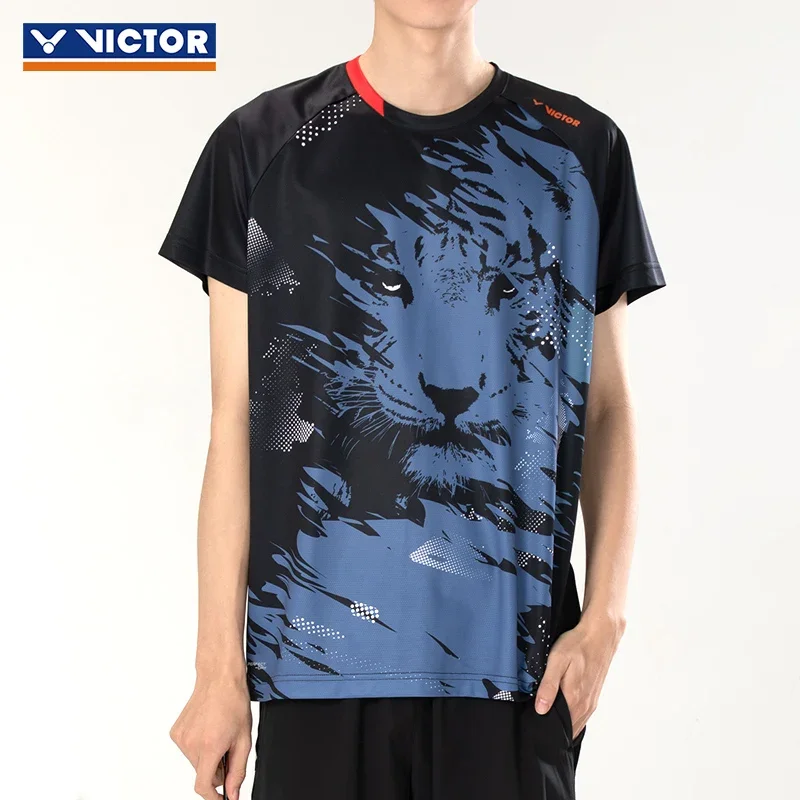 Victor Sport Jersey Sports Clothing Sportswear Badminton Oblečenie Národný tím krátky rukáv pre mužov Ženy T-20015