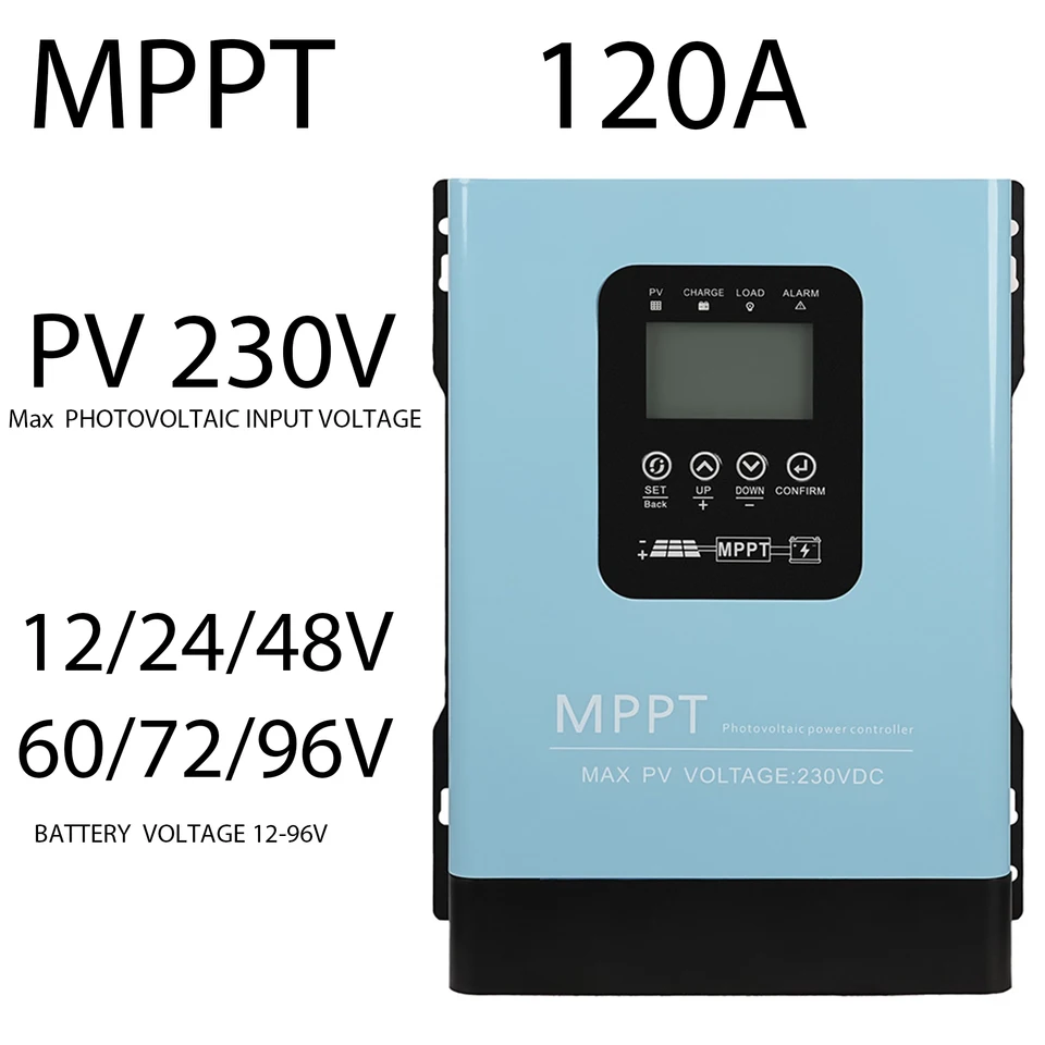 Victorfri Solar Charger s displejom DC12-96V Solárny panel PV 230V MPPT Ovládač mimo siete pre dom