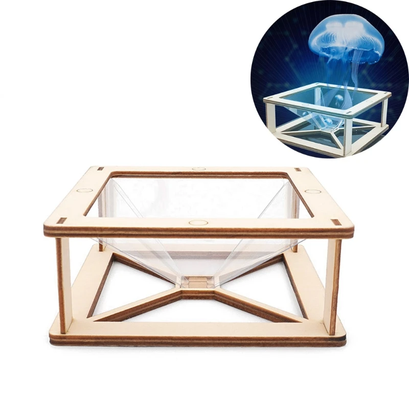 Video stojan 3D hologram pyramídový displej projektora pre mobilný telefón Universal
