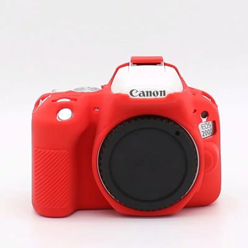 Video vrecko na fotoaparát Silikónový prípad pre prípad Canon EOS 200D 200DII 200D Mark II DSLR Accessories