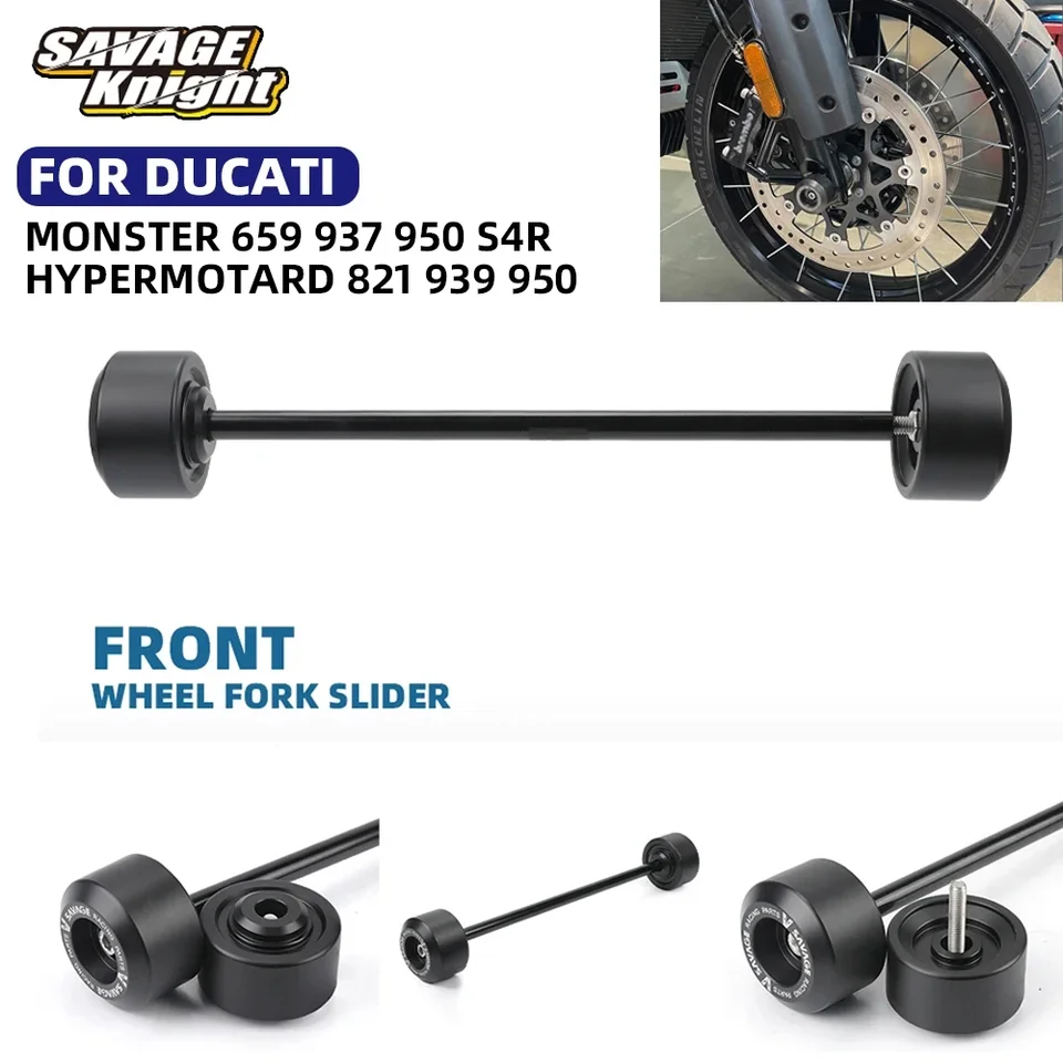 Vidličky na prednom kolieskach pre motocykel pre ducati monštrum 659 937 950 S4R 1000 848 EVO Hypermotard 821 939 950 Protector nápravy kolies