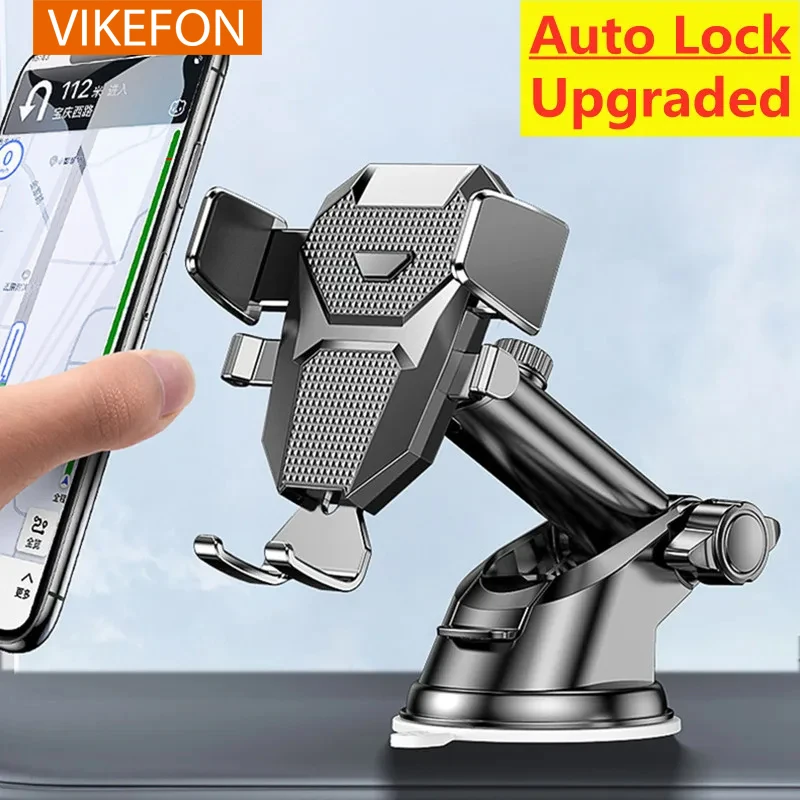 Vikefon 2024 Nový Universal Sucker Car Phone Držiteľ 360 ° Dashboard mobilných buniek podpora pre iPhone Samsung