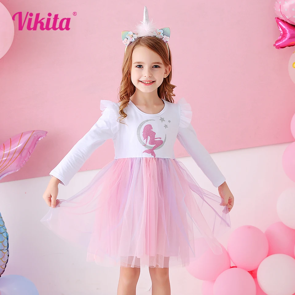 Vikita Girls Mermaid tlač