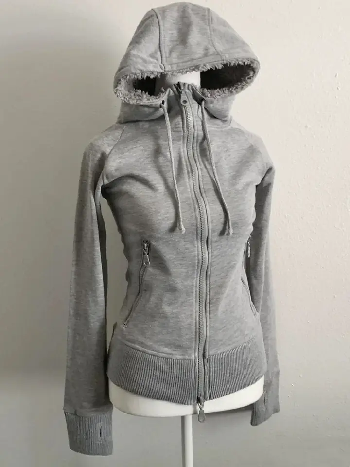 Vinobranie jahňacie vlna dvojité zips zips Up mikina jeseň nový štíhly pás Hotttie Trendy Streetwear Ženy grunge mikina y2k top