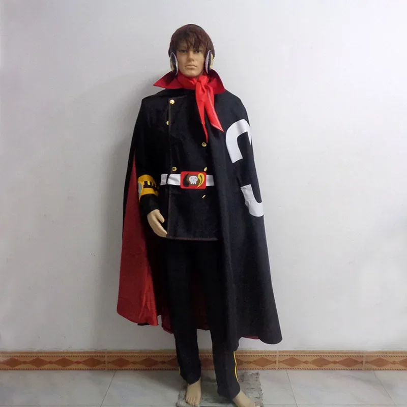 Vinsmoke Sanji Germa 66 Consats Cosplay cos uniforma vianočné halloweenske kostýmy Suit Suit Prispôsobiť akúkoľvek veľkosť