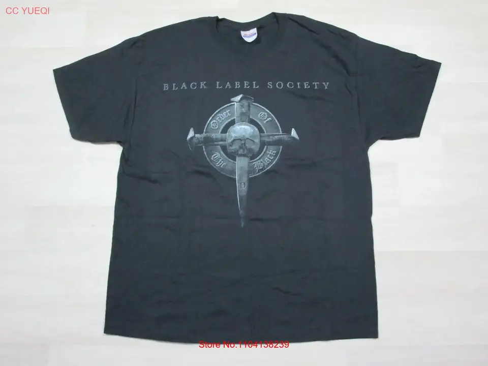 Vintage Black Label Society T tričko (XL) Order of the Black Tour Zakk Wylde Ozzy dlhé rukávy
