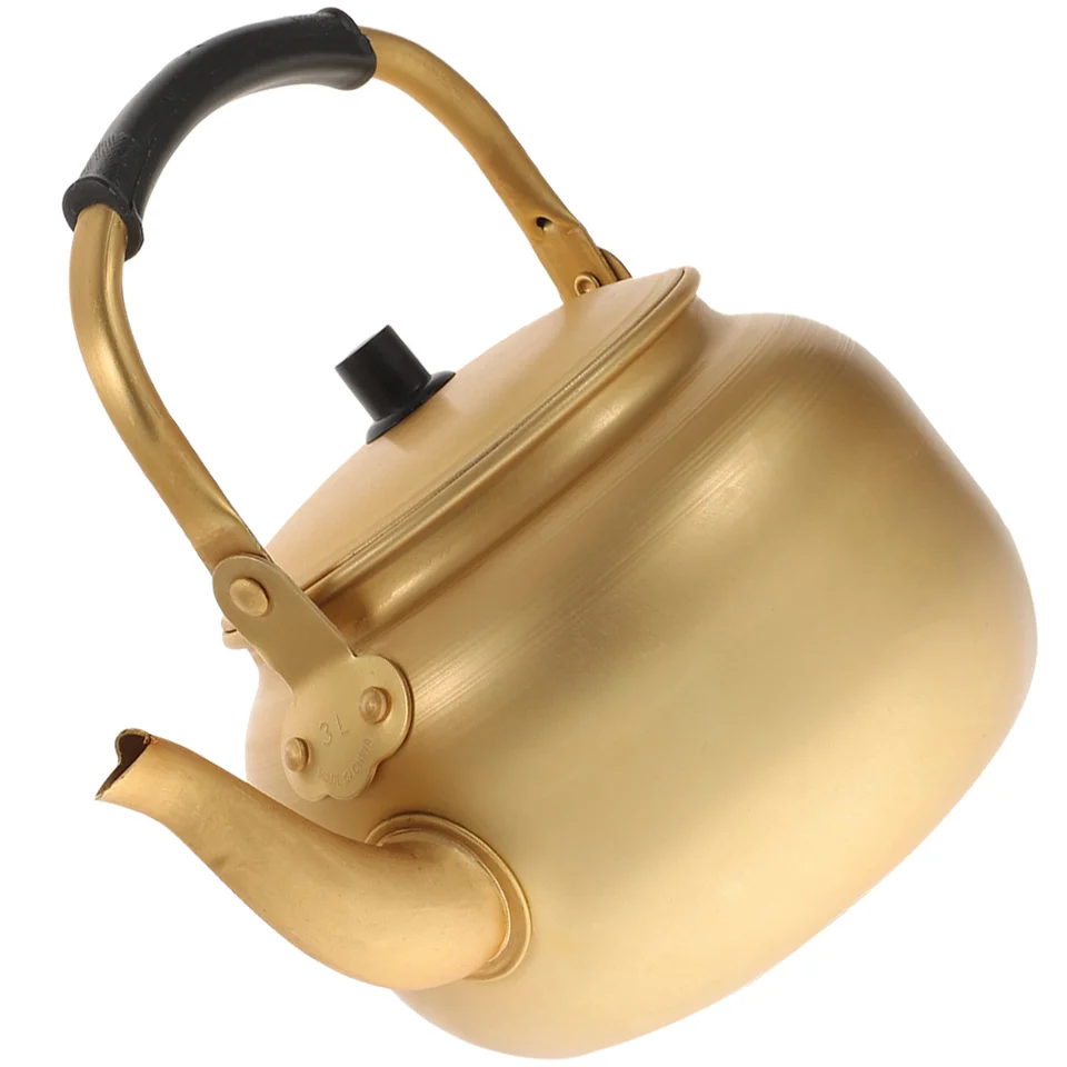 Vintage hliníková kanvica Kettle Korean Stypot TEAPOT Kovový kotol Vodný plynový sporák praktické zahrievanie