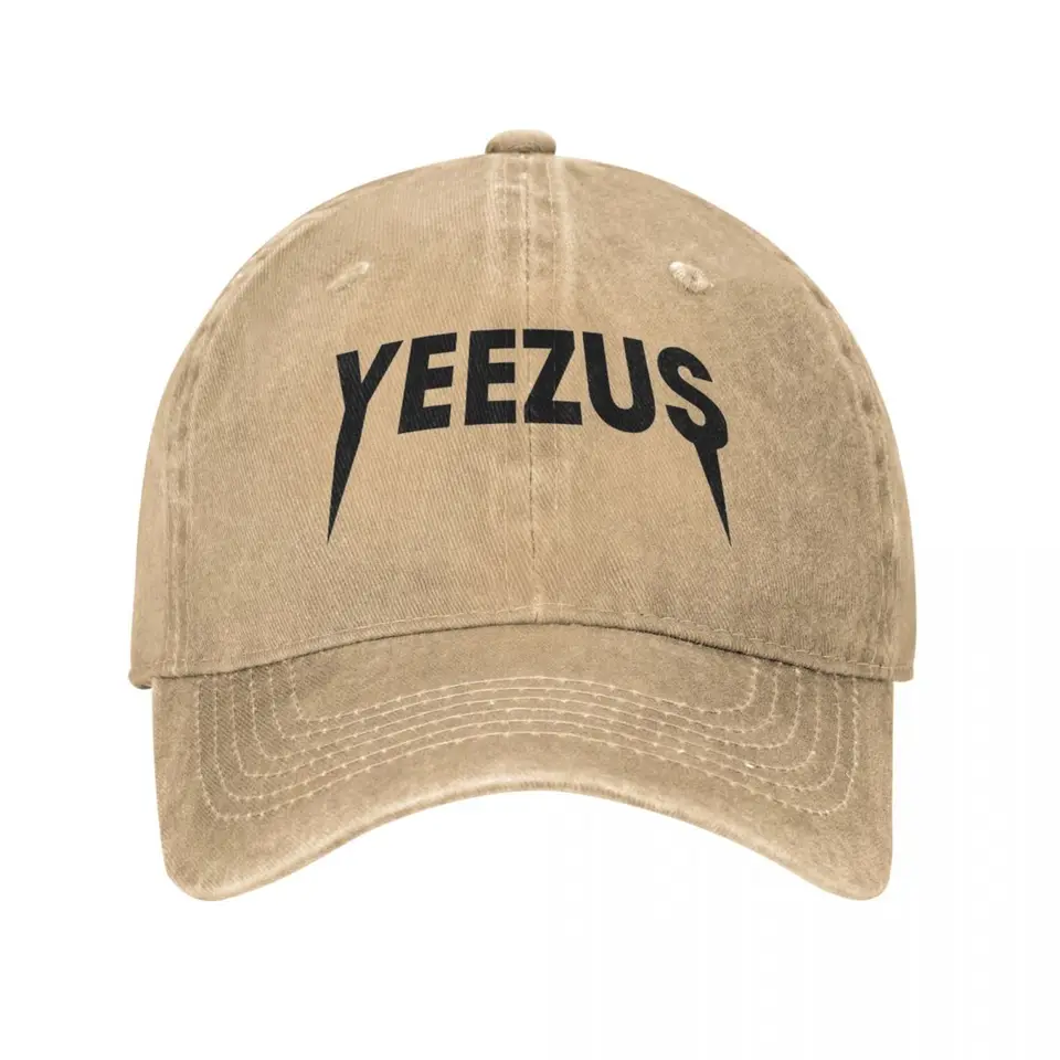 Vintage Kanye West Music Hip Hop Baseball Cap Men Ženy zúfalé džínsové umývanie Snapback čiapka Vonkajšie obdobia Cestujte klobúk