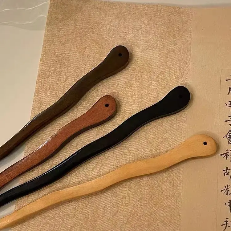 Vintage klasické drevené vlasy klasický čínsky štýl Hanfu vlasové tyčinky elegantné temperamentné dámy hlavy hlavy
