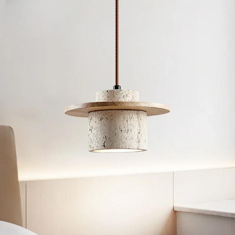 Vintage LED kamenné lustrové dekorácie Domovská spálňa jedáleň Bar retro hanglamp svetlo pre kúpeľňu