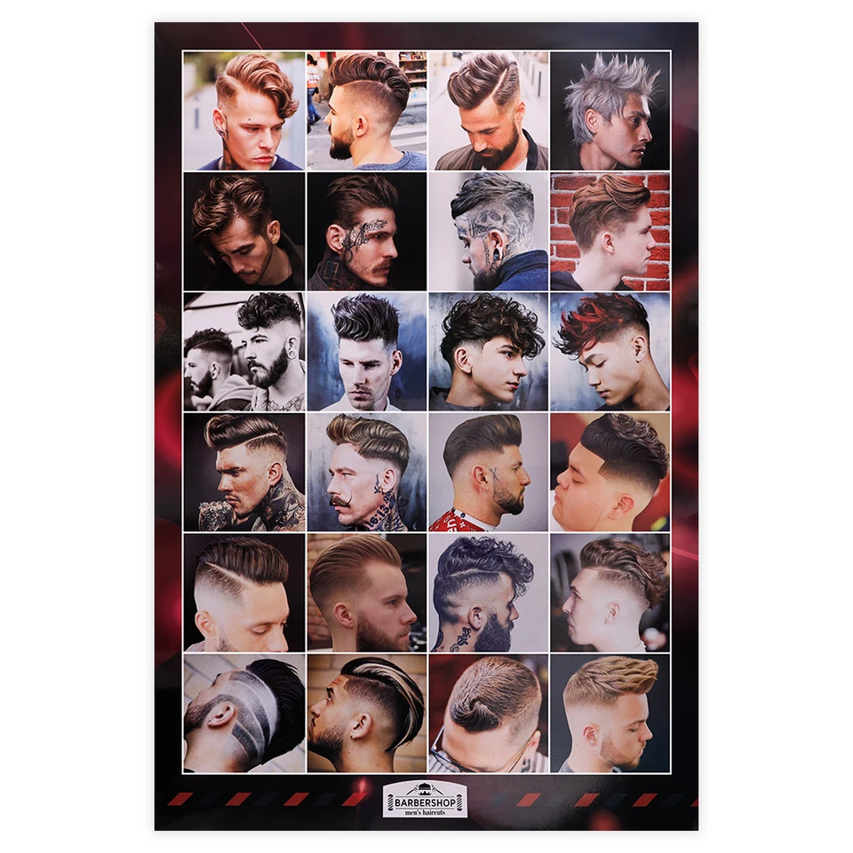 Vintage plagát Haircut holenie brady umenia plagáty tlač maľba maľba nástenné obrázky kaderový salón dekor holičstvo stylingové nástroje