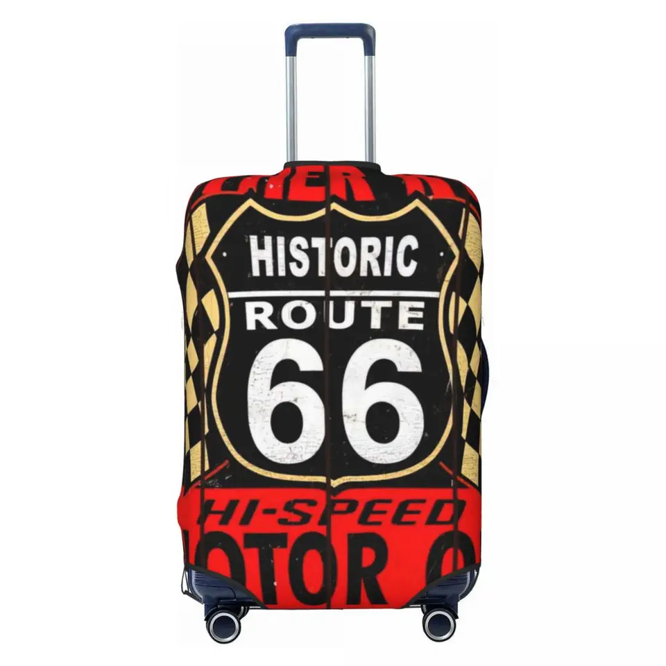 Vintage Style Sign Matka Road Route 66 Olejová garážová batožina Ochranné prachové kryty elastické vodotesné 18-32 palcov