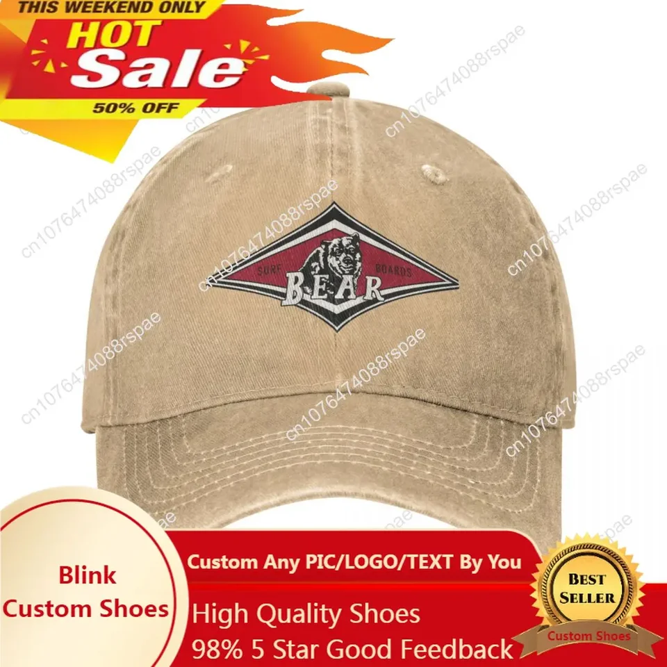 Vintage surfovanie medveď veľkej stredu kult surfovanie surfovanie logo diamant retro tkine kovboj kovboj klobúk sunhat ragby žena čiapka mužov