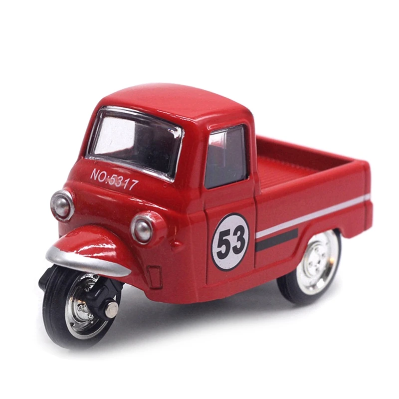 Vintage trojkolesový model trojkolky zdobenie trojkolesového modelu automobilu automobilový ornament stolová plocha ornamenty socha