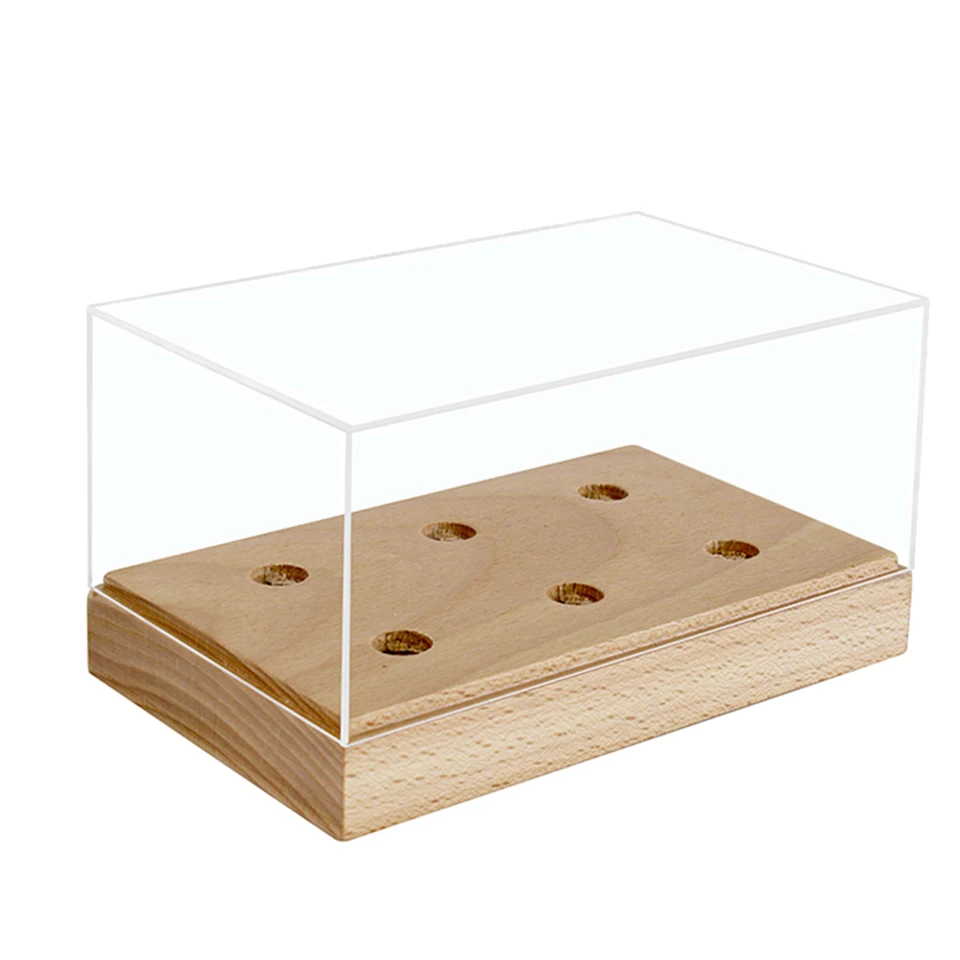 Vinyl Record Player Case Cover Storage Box Phono Stand Protection Box