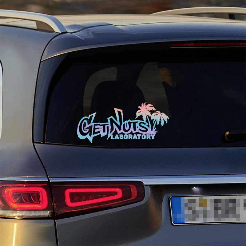Vinylová nálepka s vinylovým písmenom, reflexná nálepka, automatické nálepka kokosového stromu, dekoratívne doplnky, neospravedlniteľné