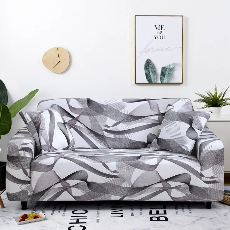 VIP Link Sofa Cover Cover Stretch Nábytok pokrýva elastický kryt pohovky pre obývaciu izbu Copridivano Slipcovers pre kresle Couch Cover