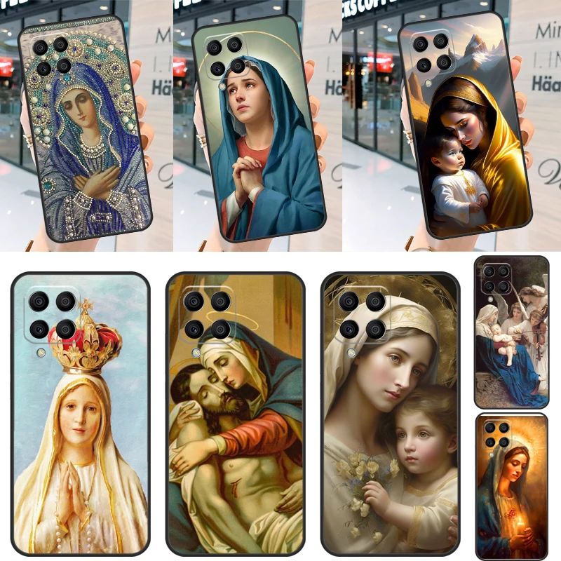 Virgin de Guadalupe Virgen Mary Cover pre Samsung Galaxy M53 M33 M23 M13 M52 M32 M12 M11 M31 M51 M20 M21 M14 M54 M30S
