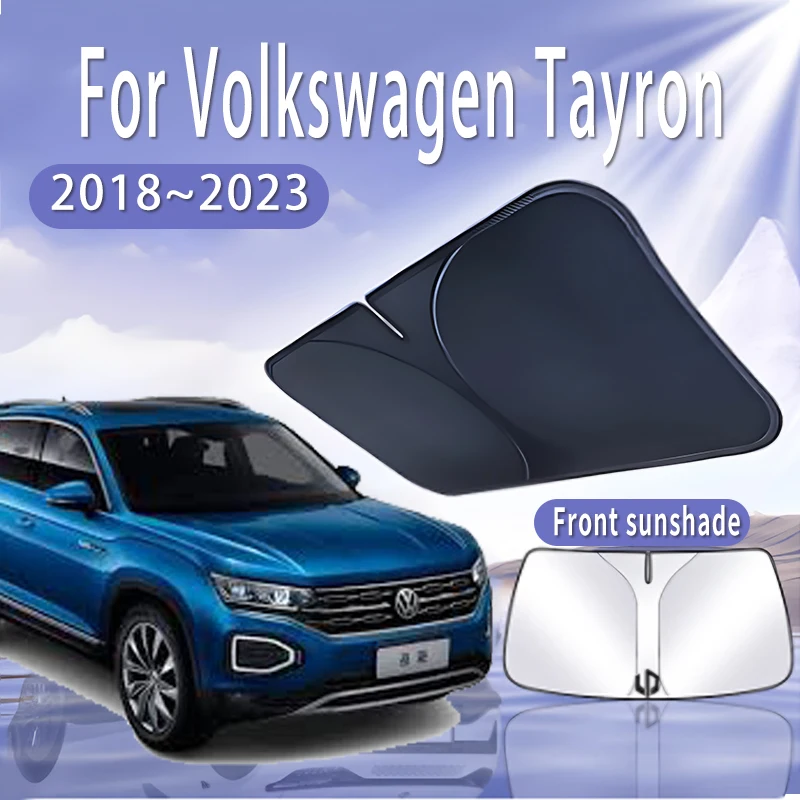 Visor slnečného vozidla pre VW Volkswagen Tayron 2018 ~ 2023 2022 MK1 predné čelné sklo Sunshade Tepelná izolácia letné chladiace doplnky