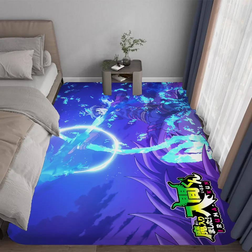 Vitajte v Demon School Iruma-kun podlahový koberec Nordic Style Domáca rohožka kúpeľňa toaleta s rohožami spálne hotela výzdoba rohože