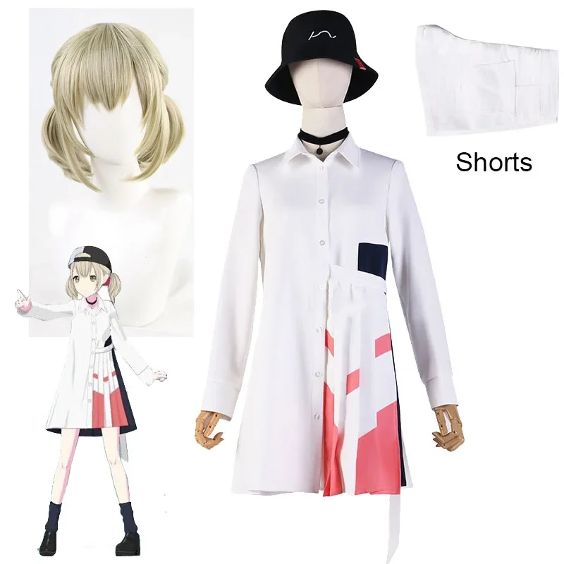 Vivid Bad Squad Azusawa Kohane Cosplay Dress Project Project Sekai Farebné pódium! Feat. Miku khn parochňa hlavy hlavy halloweenské šaty