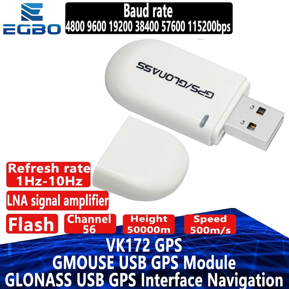 VK172 GPS VK-172 GMOUSE USB GPS Modul GLONASS USB GPS navigáciu rozhrania pre VK 172 Auto