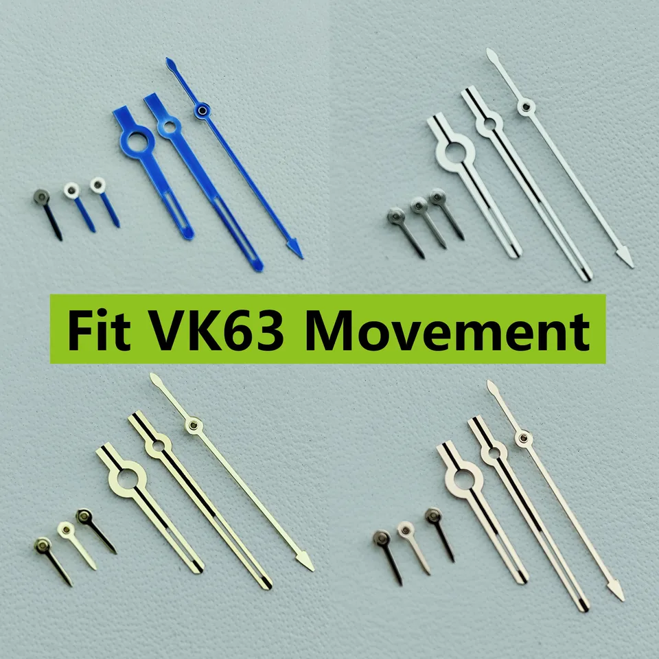 VK63 Hands Watch Hands Adsessories Ruky pre VK63 Quartz Movement Watch Doplnky hodinky diely pre náramkové hodinky