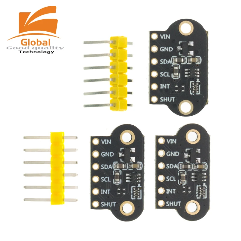 VL6180/VL53L0X/VL53L1x čas letu (TOF) Modul laserového snímača TOF050C TOF200C TOF400C 50 cm/2m/4m IIC pre Arduino STM32