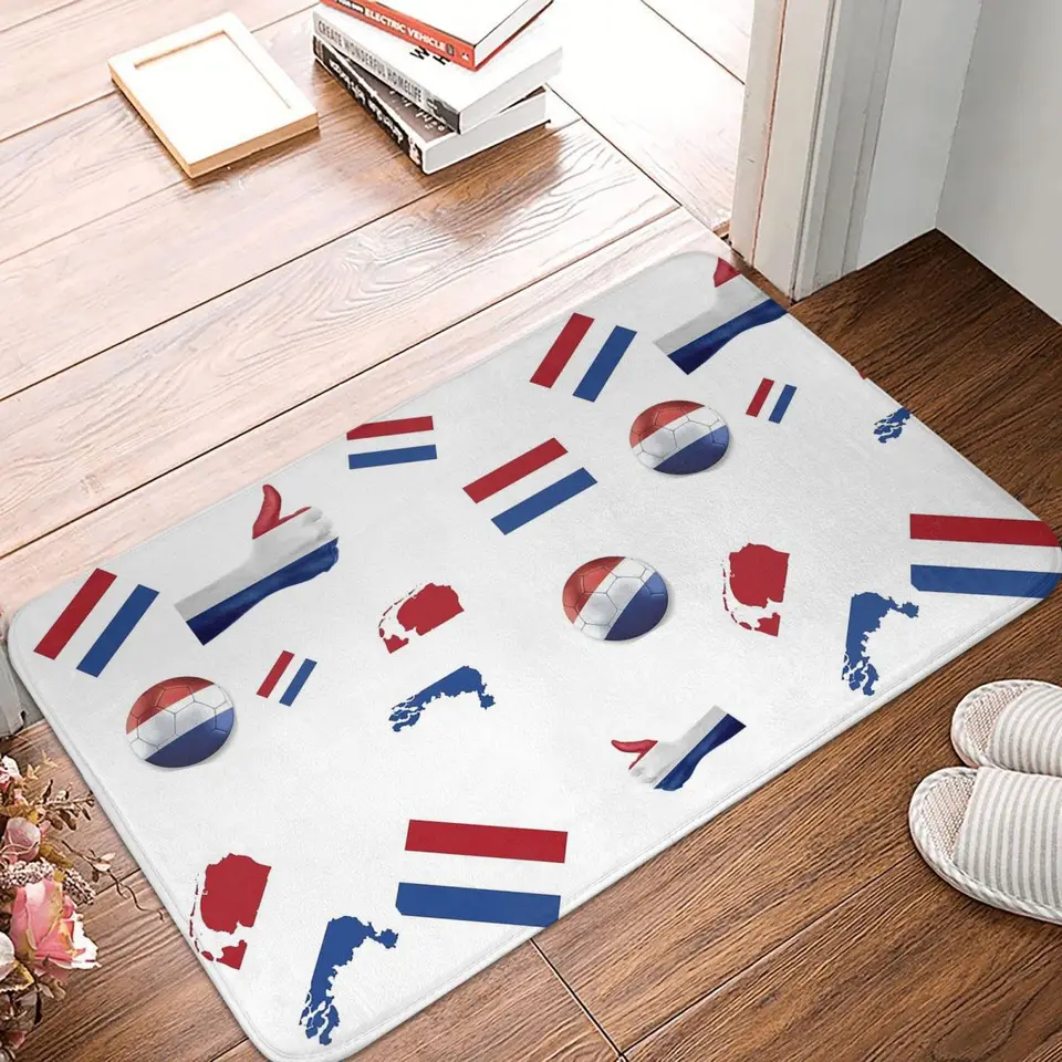 Vlag van Amsterdam hlavné mesto Holandsko vlajka nekĺzavá rohožka