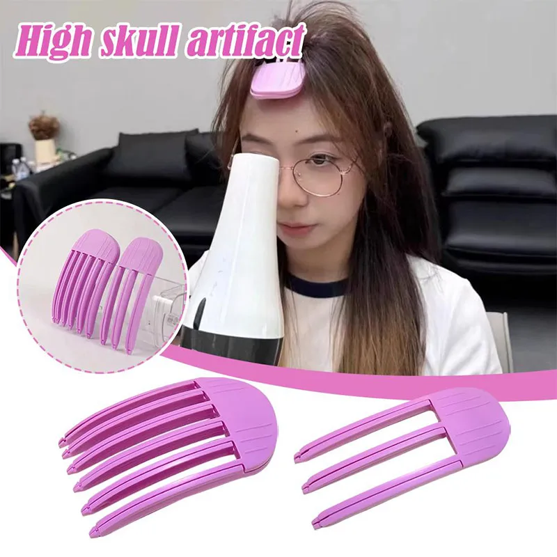 Vlasový koreňový objem kolíka PIN vysoká lebka artefakt valcový nadýchaný vlasový kaderník curlingové rany