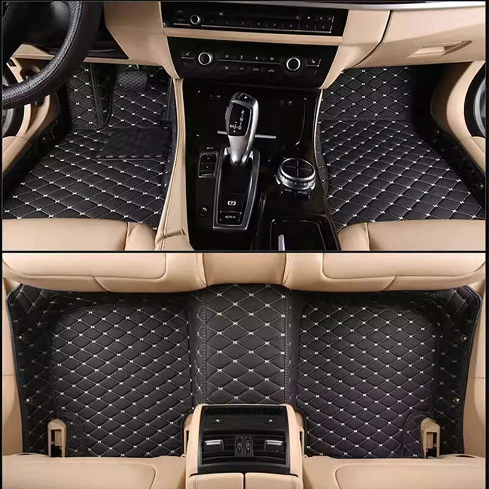 Vlastná ochrana za počasie Artificial Diamond Floor Mats pre Toyota Auris E180 2012 ~ 2018 Vodotesné protišmykové vankúšiky