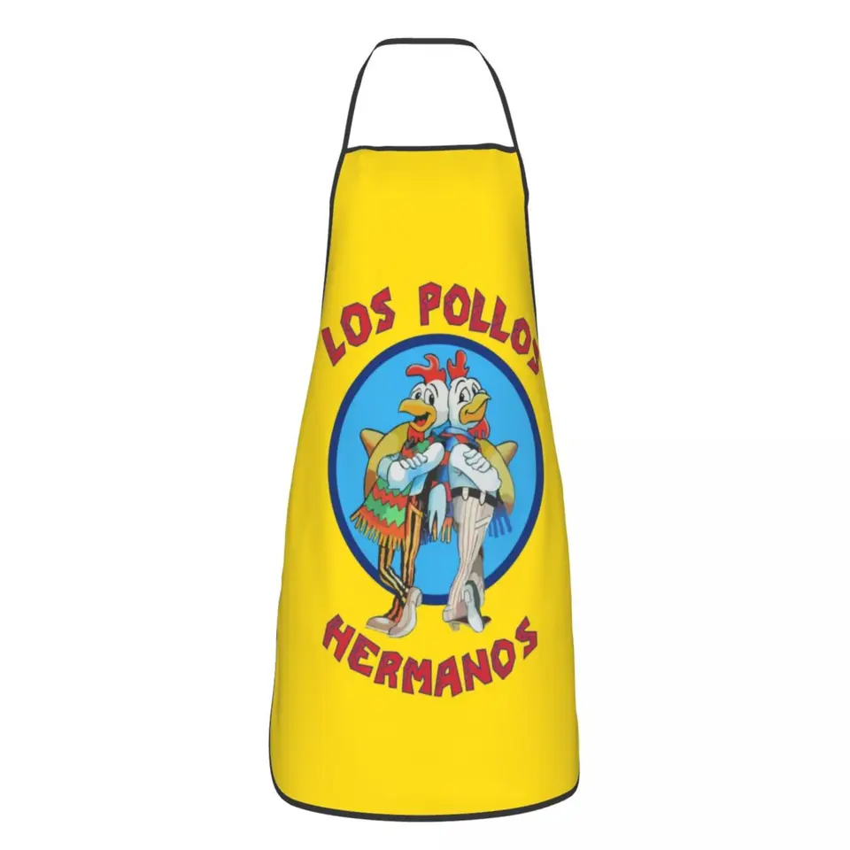Vlastná podbradníka Breaking Bad Los Pollos Hermanos zástera pre mužov Ženy Unisex Dospelý kuchár kuchyn