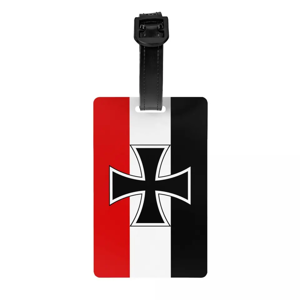 Vlastná vlajka nemeckej ríše batožinová značka s názvom Card Cover Cover ID štítok pre kufr