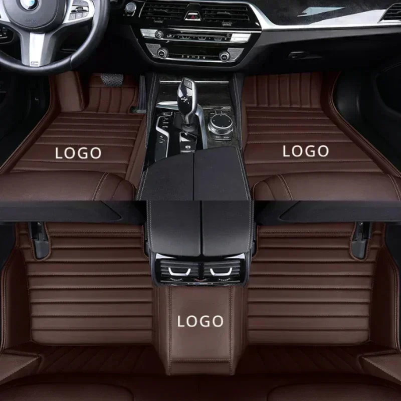 Vlastné 5D veľké pruhy podlahové rohože pre podlahy pre fiat 500 500x 2011-2012 Bravo 08-12 Freemont 7 Sedadlo 11-19 Doplnky interiéru automobilov