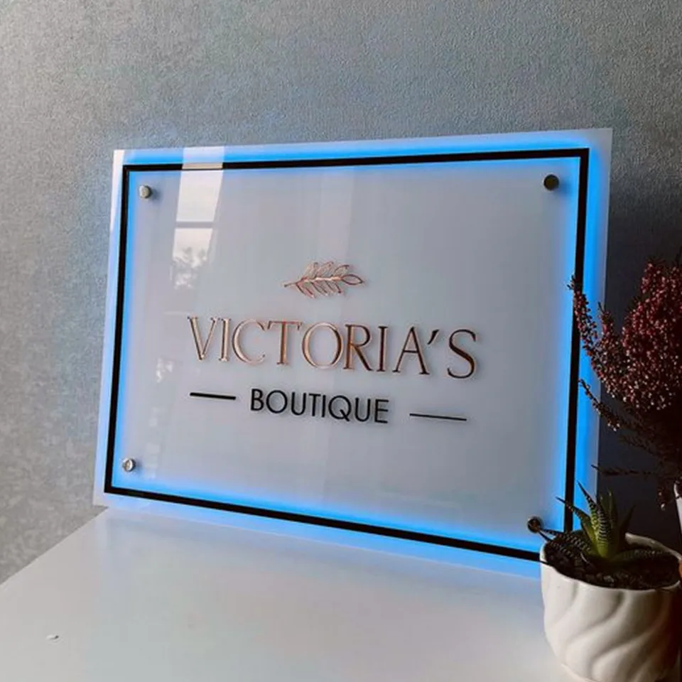 Vlastné akrylové kovové obchodné logo nástenné dekorácie Office Kau Kau Kau Kau Kau Kau Kau Kau Kau Kau Kau Kau Kau Kau Kau Kau Kau Kau Kau Kau Kau Salon Dvere Neon Light Sign Hair Studio 3D podskupina LED značenie