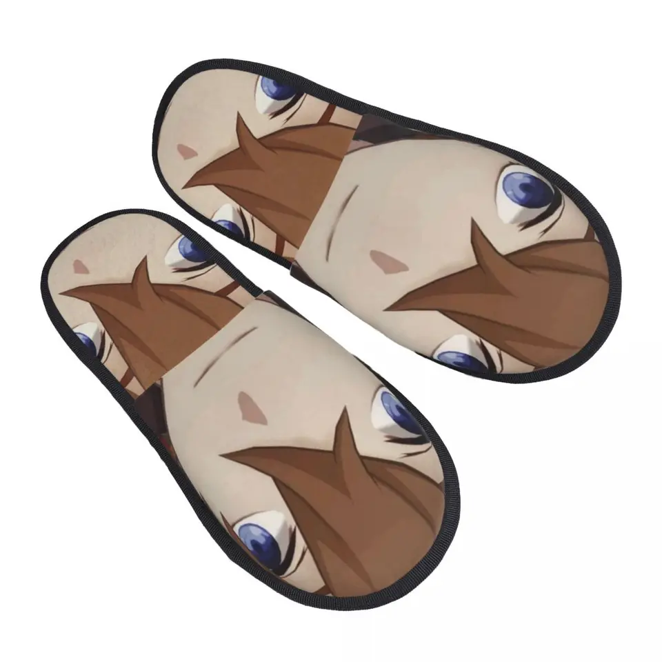 Vlastné dieťa genshin nárazové pamäť Pamäť Patríky Ženy pohodlné teplé anime herné herné papuče