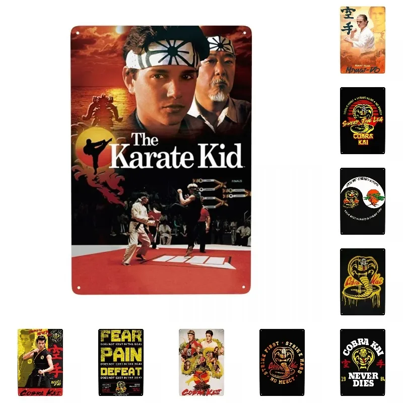 Vlastné kovové značky Cobra Kai Daniel Larusso Moderné