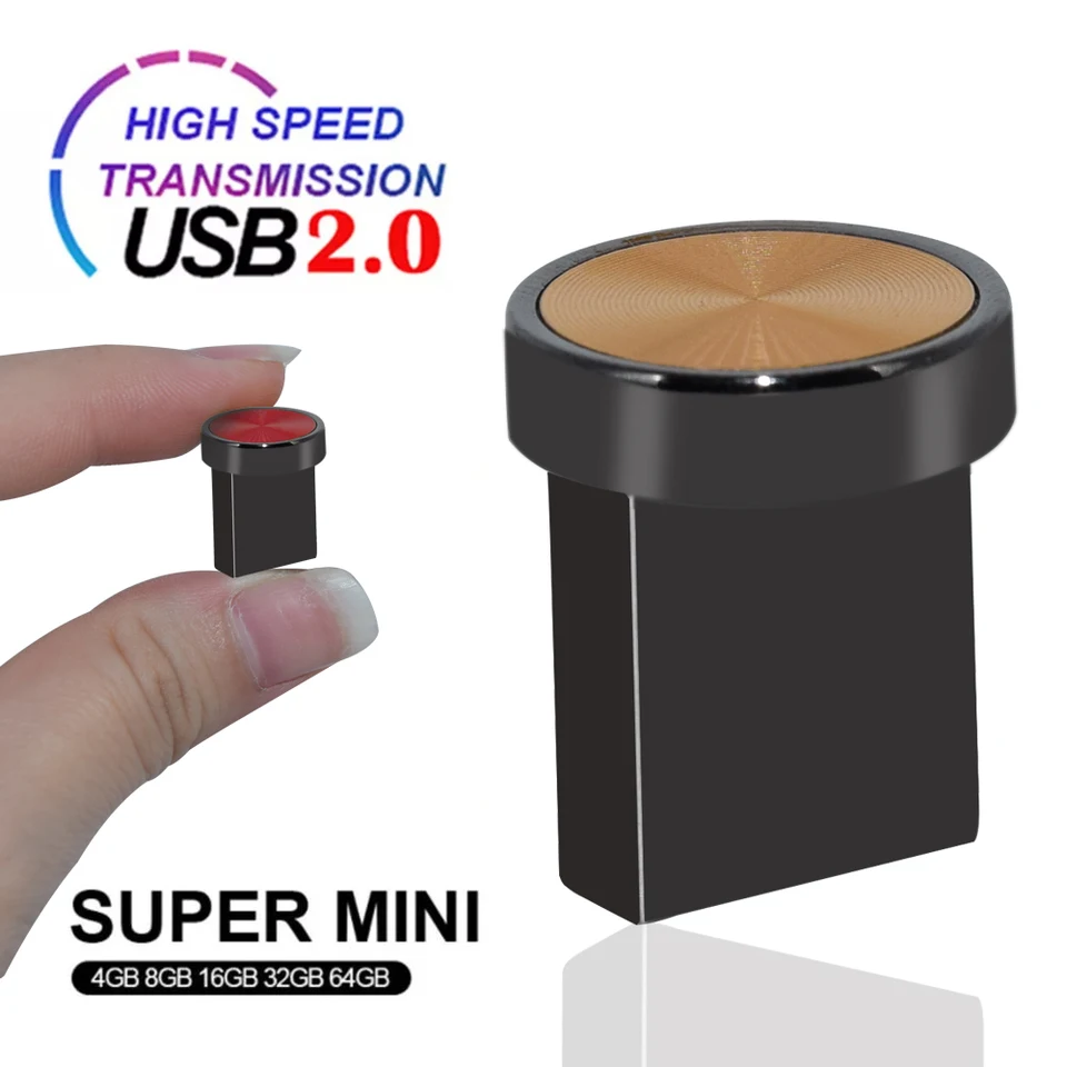 Vlastné logo Mini Car Pen Drive USB 2.0 4 GB 64 GB 32 GB Metal USB 2.0 Flash Drive 16 GB 8 GB USB Flash Drive Prenosná 128 GB CLE USB